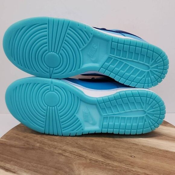 Nike Dunk Low SE "Baltic Blue/Deep Royal Blue/Total Orange" Men's Shoe Size 9.5 - Picture 11 of 11